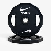 NIKE STRENGTH PRO URETHANE BUMPER PLATES BLACK / WHITE